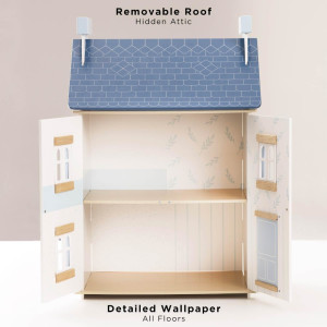 Maison de poupées en bois "Bleu Ciel" (3 ans et +) Le Toy Van