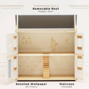 Maison de poupées en bois "Laurier" (3-8 ans) Le Toy Van