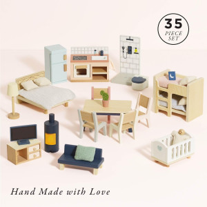 Set de meubles pour Maison de Poupées (35 pièces) Le Toy van