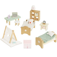 Set de meubles "La chambre des enfants" pour Maison de Poupées (24 pièces)