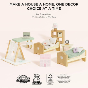 Set de meubles "La chambre des enfants" pour Maison de Poupées (24 pièces) Le Toy van