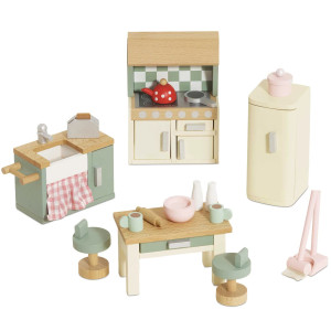 Set de meubles "La Cuisine" pour Maison de Poupée (20 pièces) Le Toy van