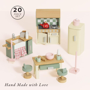 Set de meubles "La Cuisine" pour Maison de Poupée (20 pièces) Le Toy van