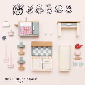 Set de meubles "La Cuisine" pour Maison de Poupée (20 pièces) Le Toy van