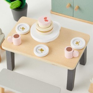 Set de meubles "La Salle à Manger" pour Maison de Poupée (18 pièces)
