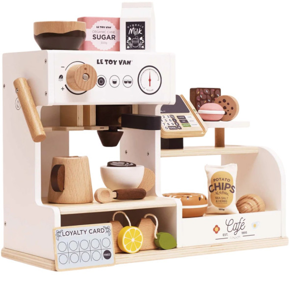 Grande Machine à café enfant en bois "Barista" (3-8 ans)
