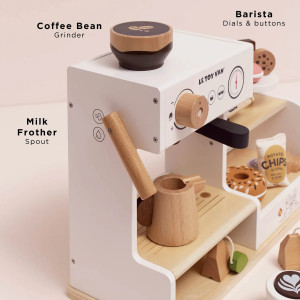 Grande Machine à café enfant en bois "Barista" (3 ans et +) Le Toy Van
