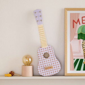 Guitare enfant en bois "Pois Lilac" (3-8 ans)  Kids Concept
