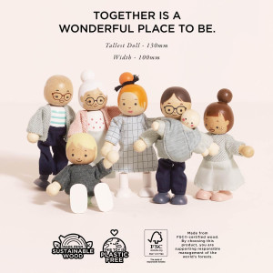 La famille de poupées -7 pièces - Le Toy Van -