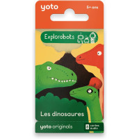 Livre audio pour YOTO "Explorobots : Les Dinosaures" (x8) (5-10 ans)
