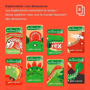 Livre audio pour YOTO "Explorobots : Les dinosaures" (5-10 ans)
