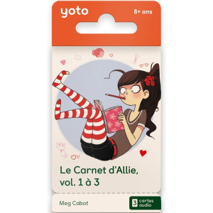 Livre audio pour YOTO "Le Carnet d'Allie, vol. 1 à 3" (8-10 ans)