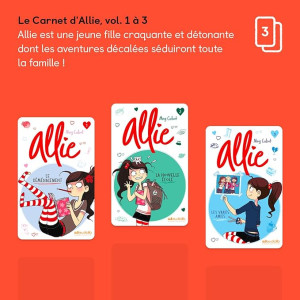 Livre audio pour YOTO "Le Carnet d'Allie, vol. 1 à 3" (8-10 ans)