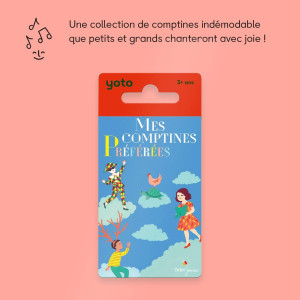 Livre audio pour YOTO "Mes comptines préférées" (3-10 ans)