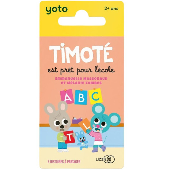 Livre audio pour YOTO "Timoté est prêt pour l'école" (2-5 ans)