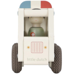 Ambulance en bois "Blanc" (18 mois et +) Little Dutch