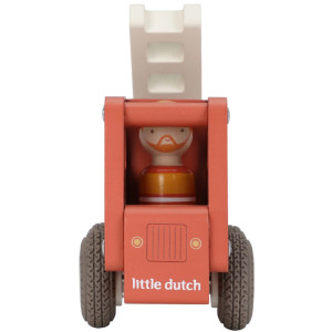 Camion de pompiers en bois "Rouge" (18  mois et +) Little Dutch