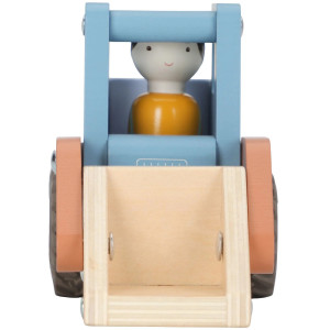 Camion Pelleteuse en bois "Bleu" (18  mois et +) Little Dutch