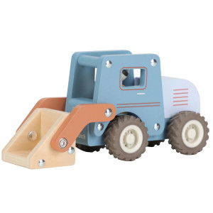 Camion Pelleteuse en bois "Bleu" (18  mois et +) Little Dutch