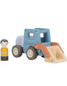Camion Pelleteuse en bois "Bleu" (18  mois et +)