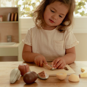 Fruits à découper en bois (2 ans et +) Little Dutch