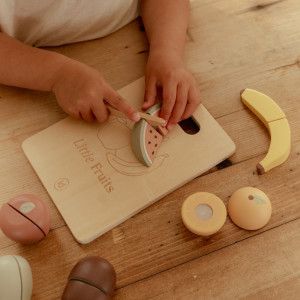 Fruits à découper en bois (2 ans et +) Little Dutch