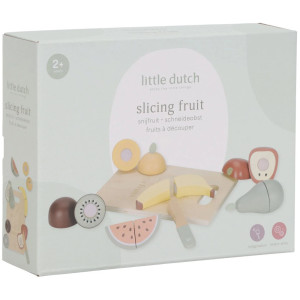 Fruits à découper en bois (2 ans et +) Little Dutch