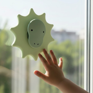 Jeu d'éveil en silicone "Dino Spinner" little L