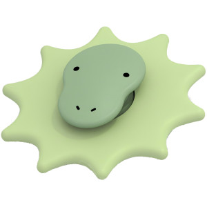 Jeu d'éveil en silicone "Dino Spinner" little L
