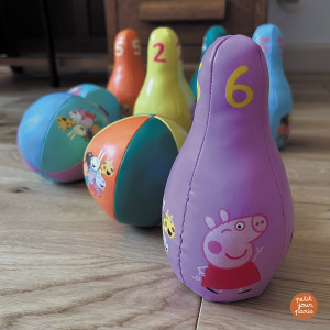 Jeu de quilles bébé "Peppa Pig" (1 an et +) Maison Petit Jour