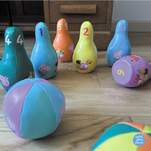 Jeu de quilles bébé "Peppa Pig" (1 an et +) Maison Petit Jour