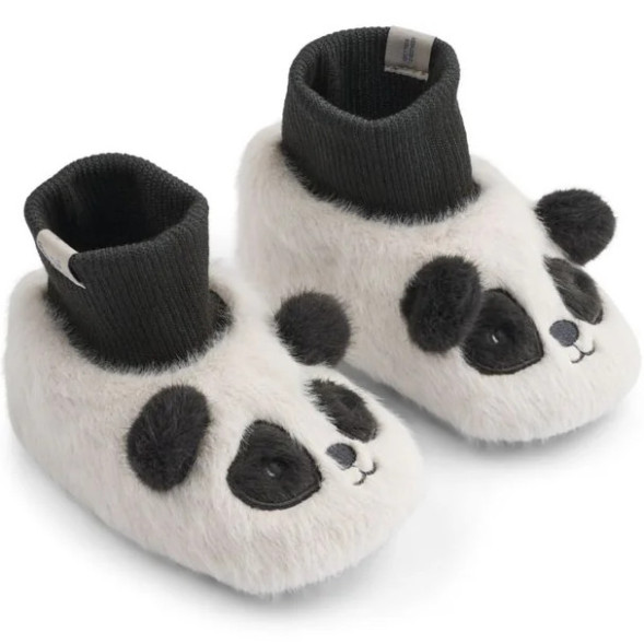 Chaussons enfant en peluche Beth "Panda"