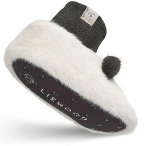 Chaussons bébé en peluche Beth "Panda" Liewood