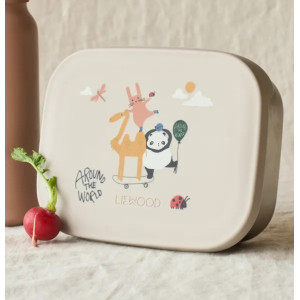 Boîte Lunchbox en inox et silicone Arthur "Panda" Liewood