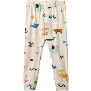 Pyjama enfant 2 pièces en coton bio Whilem "Around the World" Liewood