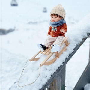 Baskets Komvers "Vert Gazon" pour poupée Gordis Minikane