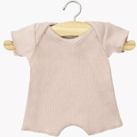 Babies - Body shorty en maille côtelée "Rose Orchidée" pour poupée Babies