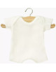 Babies - Body shorty en maille côtelée "Mastic" pour poupée Babies