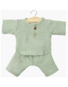 Babies - Ensemble Andrea "Vert de Gris" pour poupée Babies