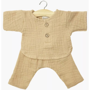 Ensemble Andrea "Latte" pour poupon Babies Minikane