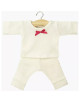 Gordis - Pyjama Morgan "Ecru" avec petit noeud pour poupon Gordis