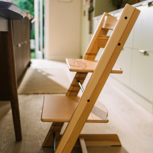  Chaise Haute évolutive en bois de hêtre Tripp Trapp "Wild Wood"