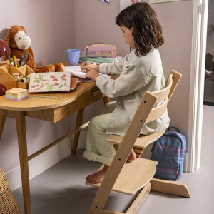 Chaise haute  enfant évolutif tripp trapp en bois Naturel Stokke