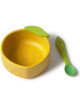 Set Bol & Cuillère en bois d'hévea "Lou Le Citron"