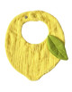 Bavoir rond en coton bio "Lou Le Citron"