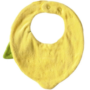 Bavoir bébé en coton bio "Lou Le Citron" Oli & carol