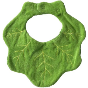 Bavoir bébé en coton bio "Kendall le Kale" Oli & Carol