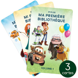 Livre audio pour YOTO "Ma première Bibliothèque Disney Pixar" (x3) (3-5 ans)