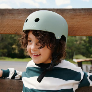Casque de vélo enfant (3-7 ans) "Matte Vert Forêt" Banwood