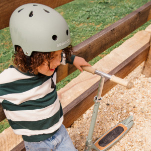 Casque de vélo enfant (3-7 ans) "Matte Vert Forêt" Banwood